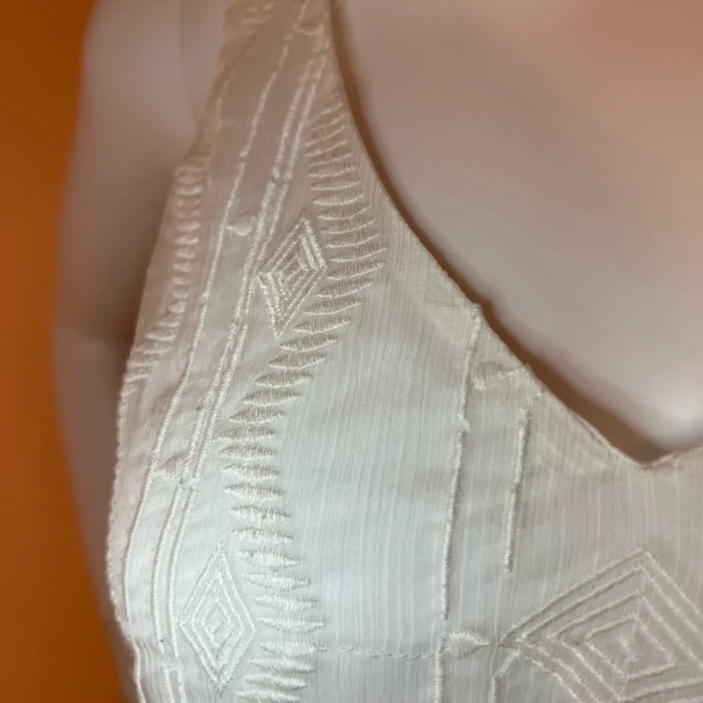 GAP Knee Length Sheer w/ Lining Geometric Pattern Dress - Picture 5 of 11